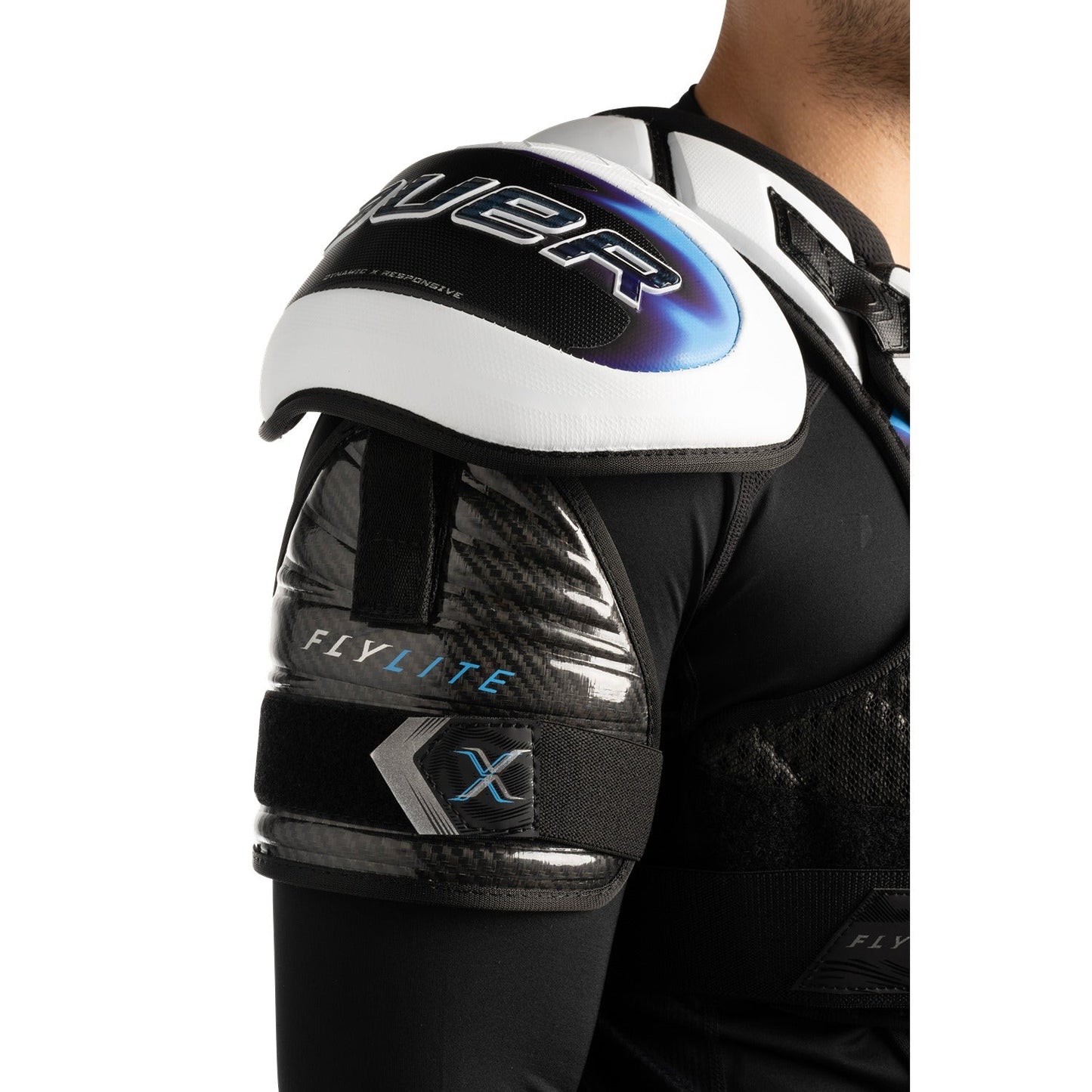 BAUER S25 VAPOR FLYLITE SR SHOULDER PADS -