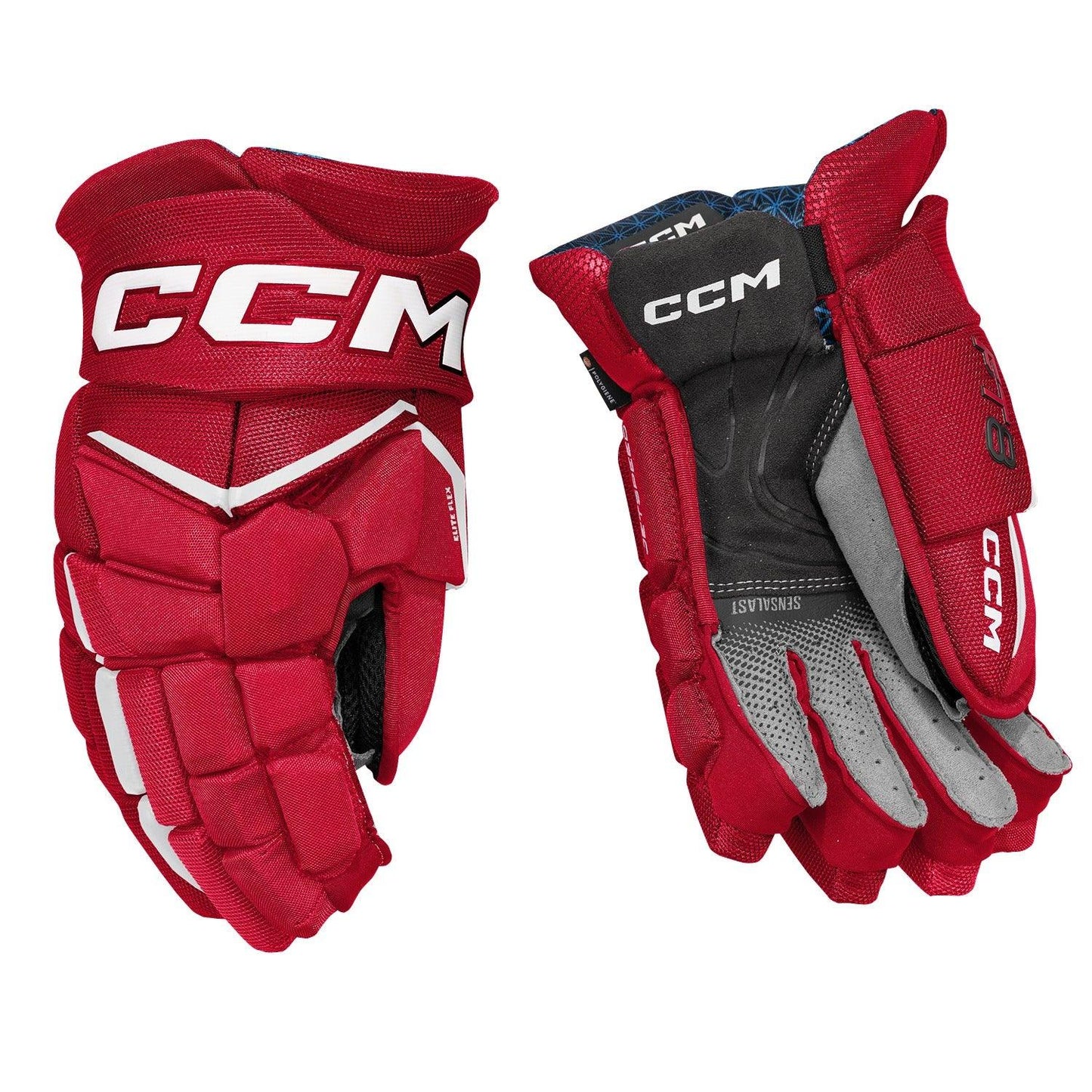 CCM JETSPEED FT8 SR HOCKEY GLOVES -