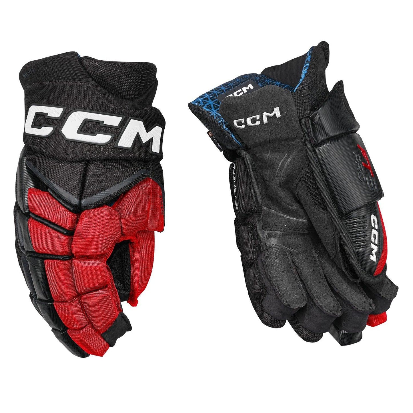 CCM JS FT8 PRO JR HOCKEY GLOVES -