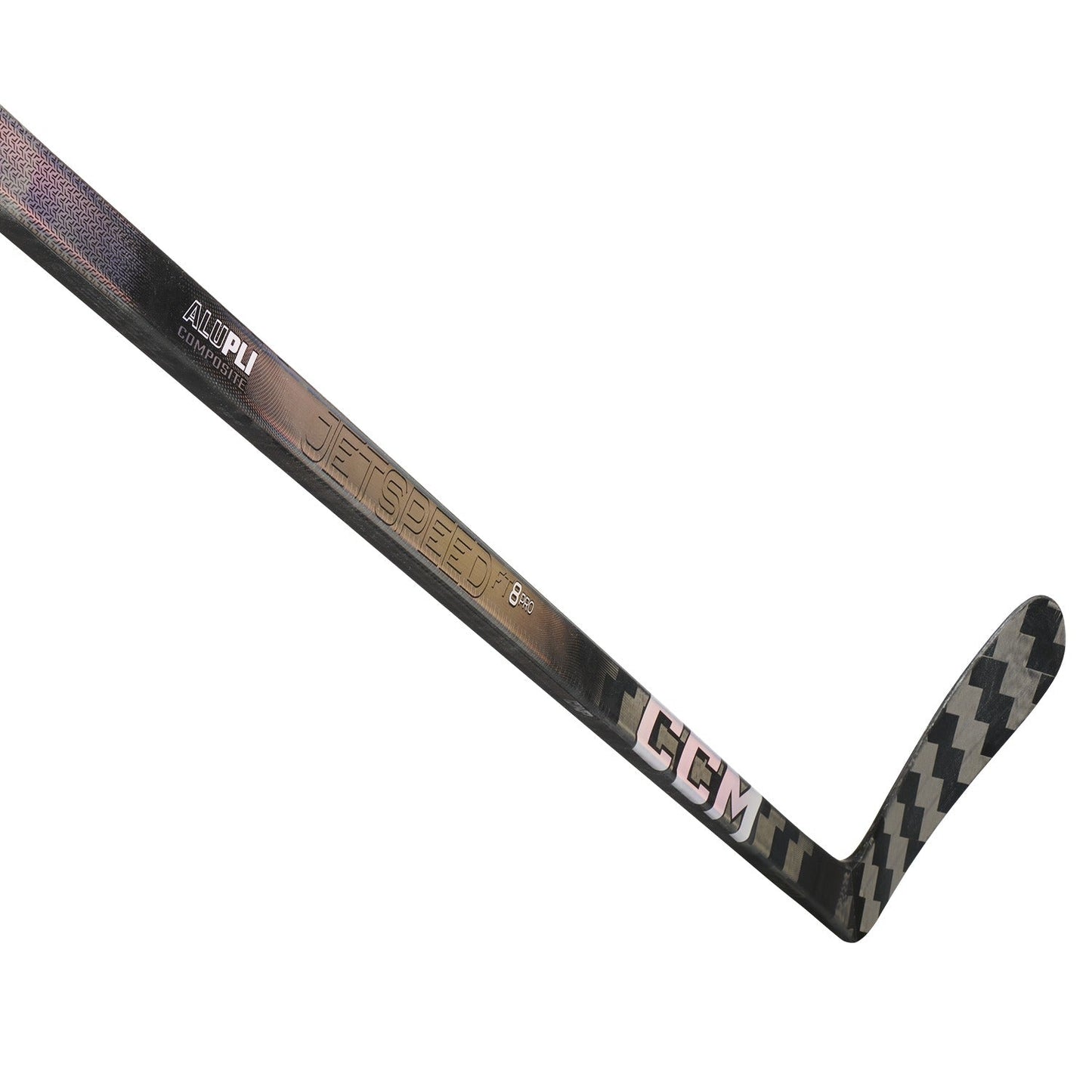CCM JS FT8 PRO JR HOCKEY STICK - CHARCOAL -