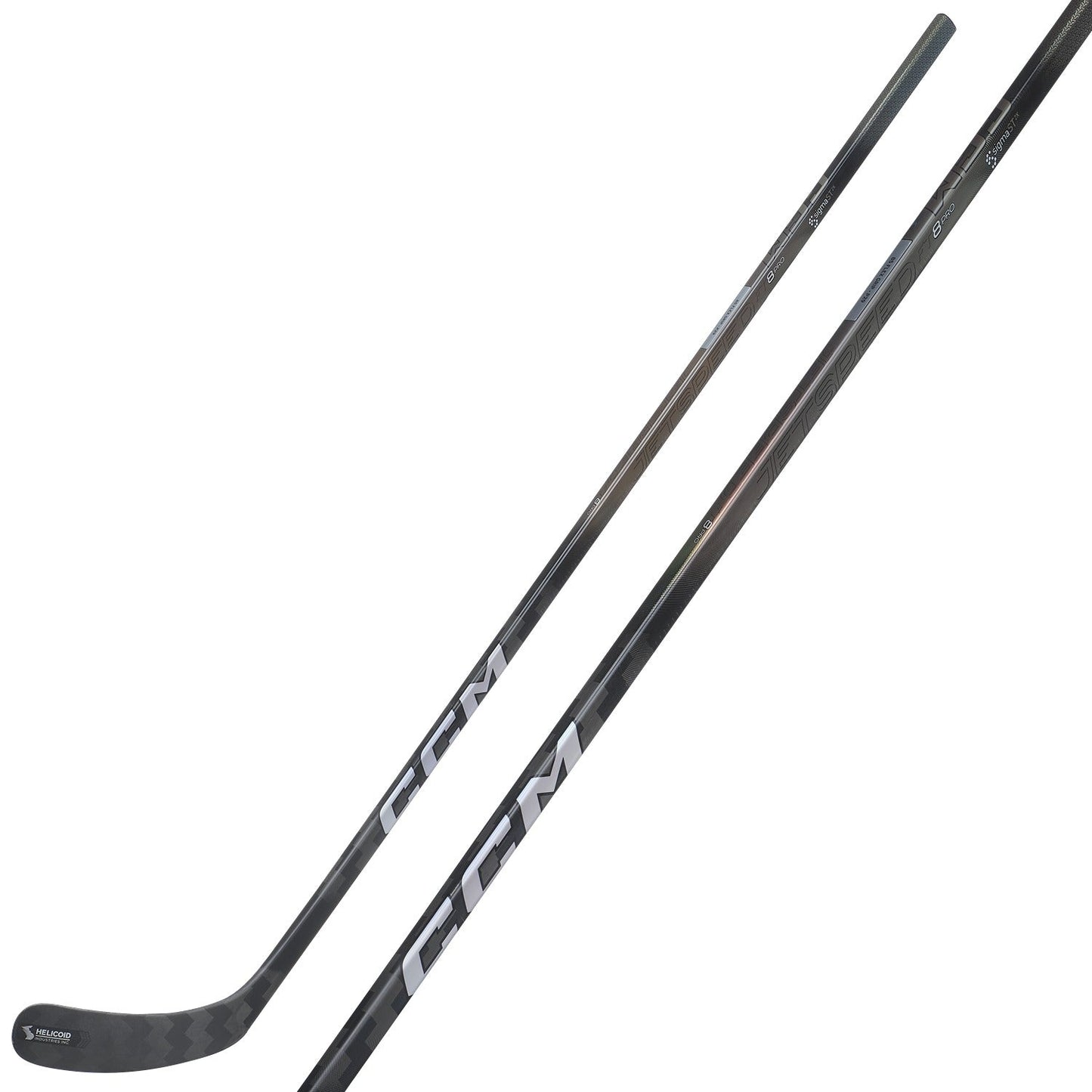 CCM JS FT8 PRO SR HOCKEY STICK - CHARCOAL -