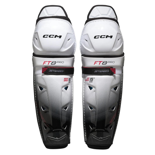 CCM JETSPEED FT8 PRO SHIN GUARDS - SENIOR