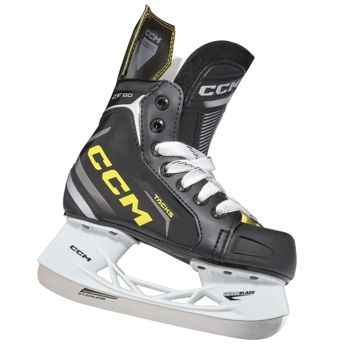 CCM TACKS XF80 YTH HOCKEY SKATES -