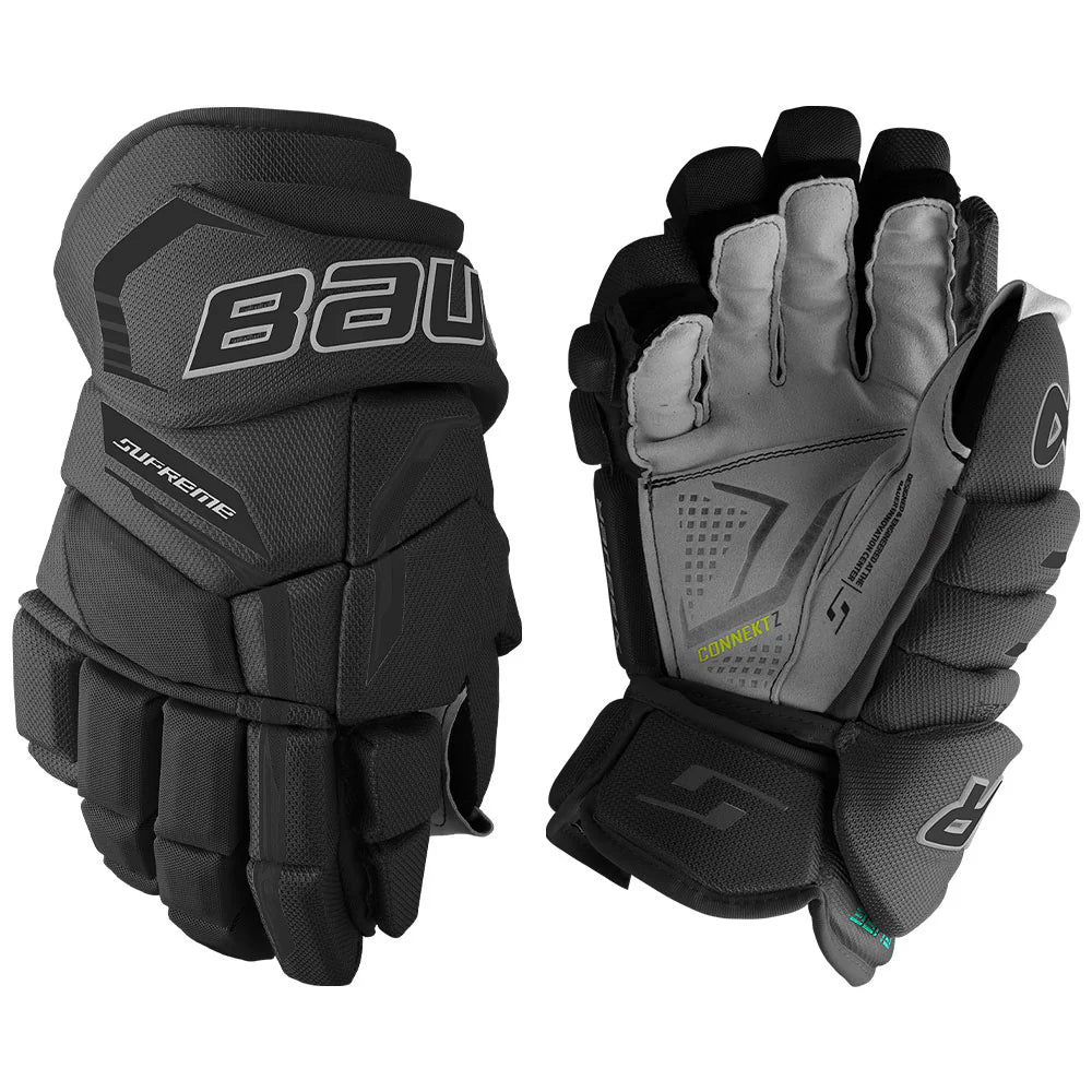 BAUER S26 SUPREME FUSE SR HOCKEY GLOVES -
