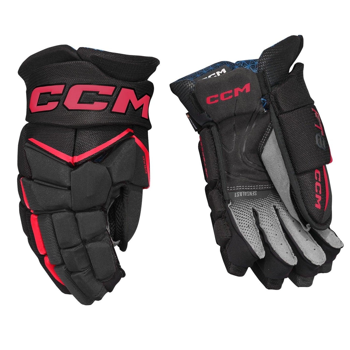 CCM JETSPEED FT8 JR HOCKEY GLOVES -