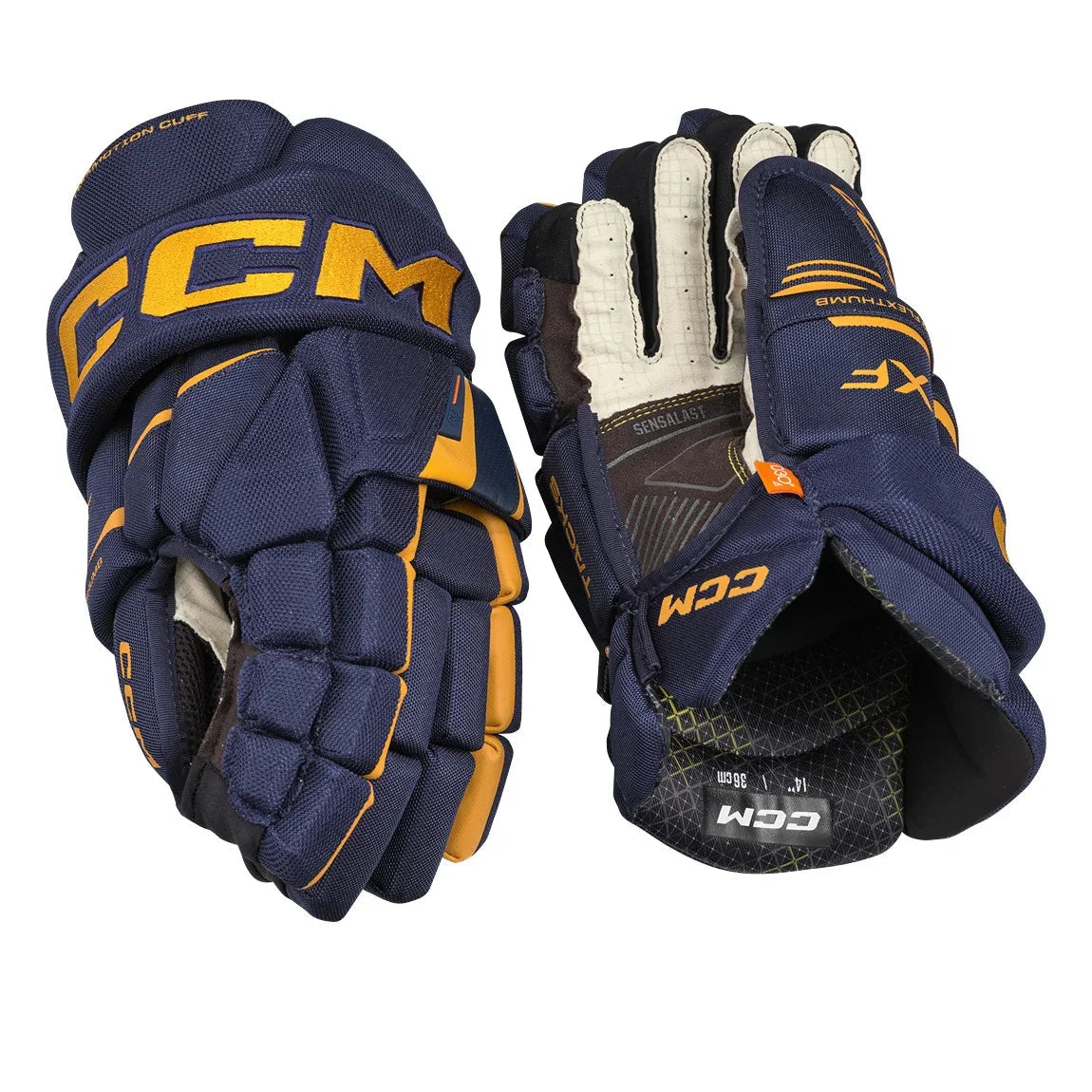 CCM TACKS XF HOCKEY GLOVES - SENIOR