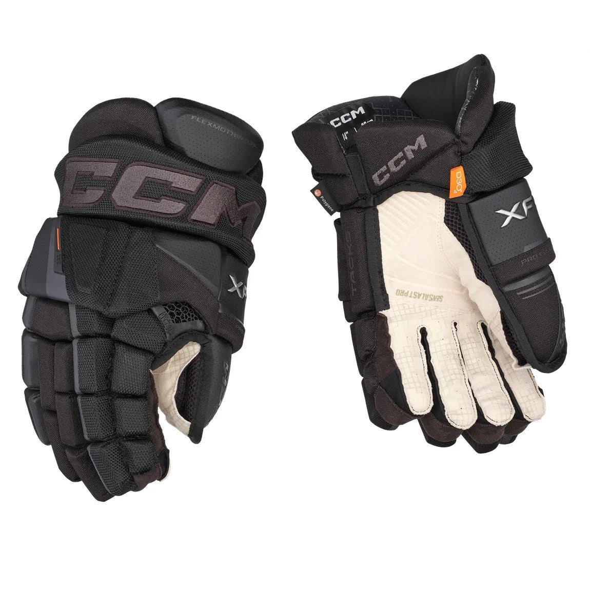CCM TACKS XF PRO HOCKEY GLOVES - SENIOR