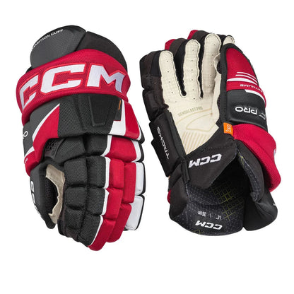 CCM TACKS XF PRO HOCKEY GLOVES - SENIOR