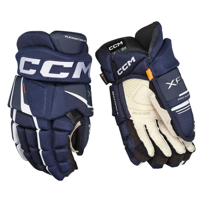 CCM TACKS XF PRO HOCKEY GLOVES - JUNIOR