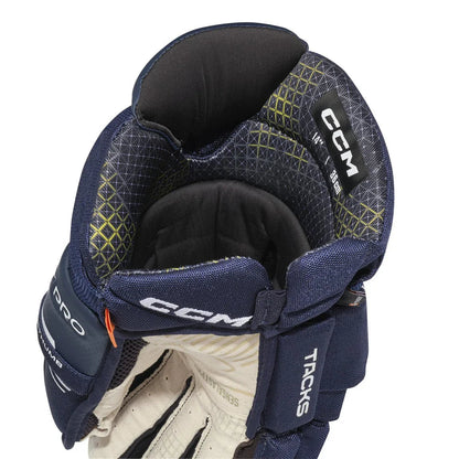 CCM TACKS XF PRO HOCKEY GLOVES - JUNIOR