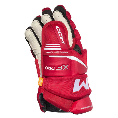 CCM TACKS XF PRO HOCKEY GLOVES - JUNIOR