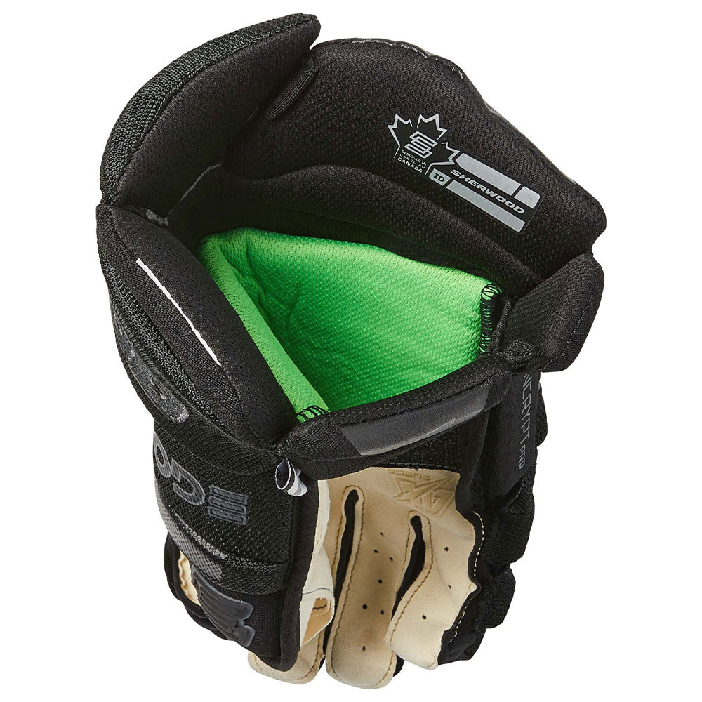 SHERWOOD CODE ENCRYPT PRO JR HOCKEY GLOVES