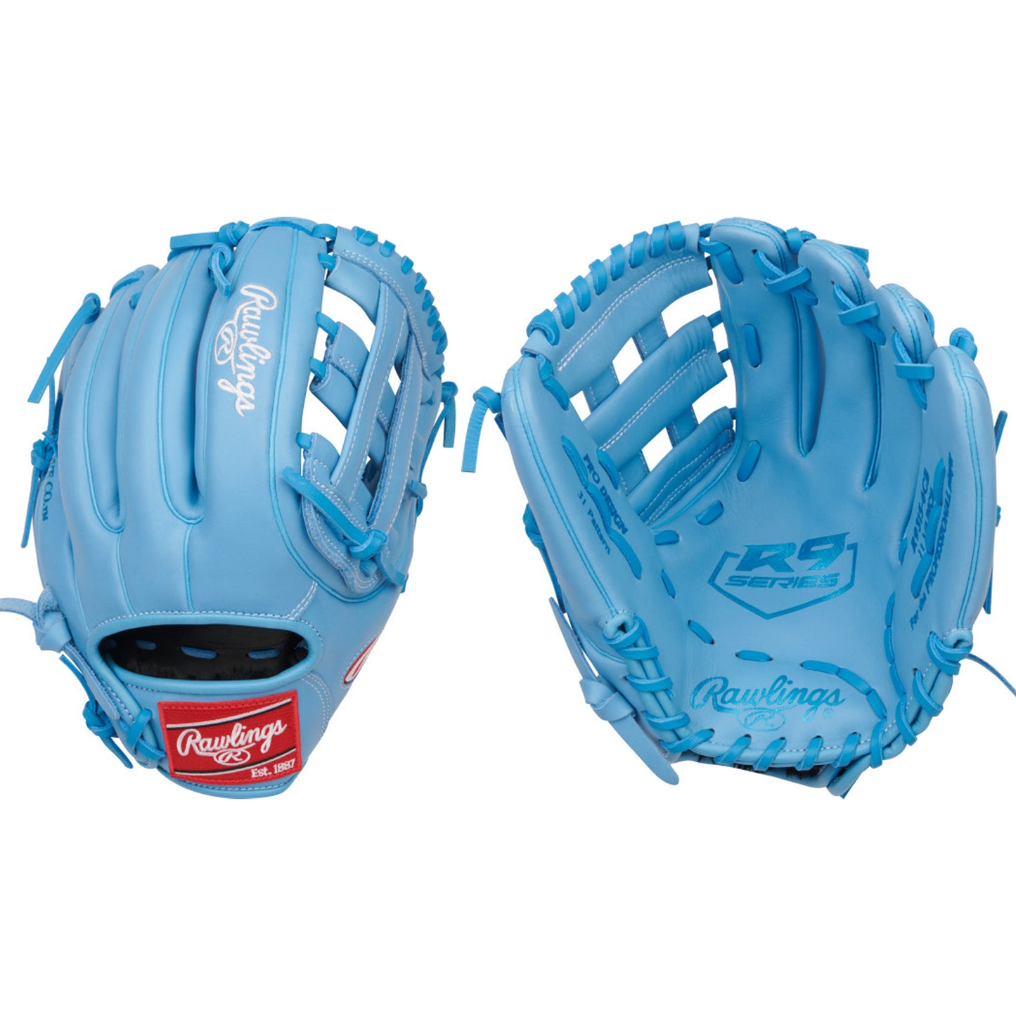 RAWLINGS R9 SERIES R9315-6CB BASEBALL GLOVE - 11.75" RHT