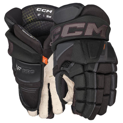 CCM TACKS XF PRO HOCKEY GLOVES - JUNIOR