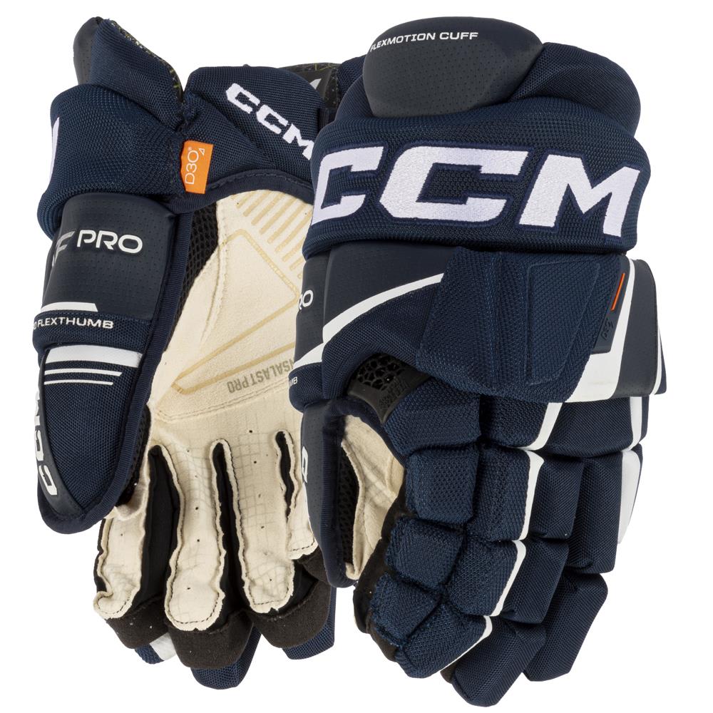 CCM TACKS XF PRO HOCKEY GLOVES - JUNIOR
