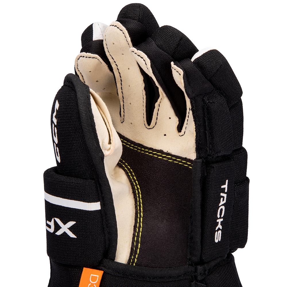 CCM TACKS XF PRO HOCKEY GLOVES - YOUTH