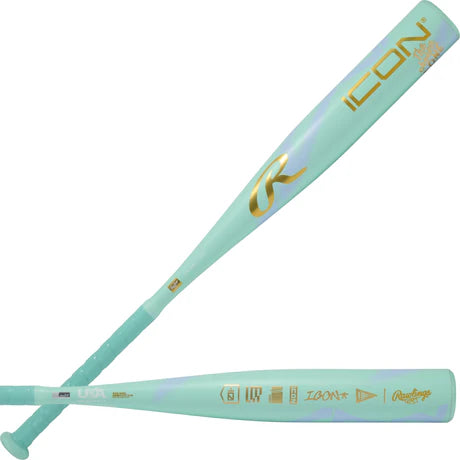 RAWLINGS ICON "THE CHOSEN ONE" -10 (2 5/8) USA YTH BASEBALL BAT -