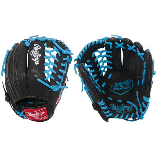 RAWLINGS R9 CONTOUR FIT R9115U-4BCB BASEBALL GLOVE - 11.75" RHT